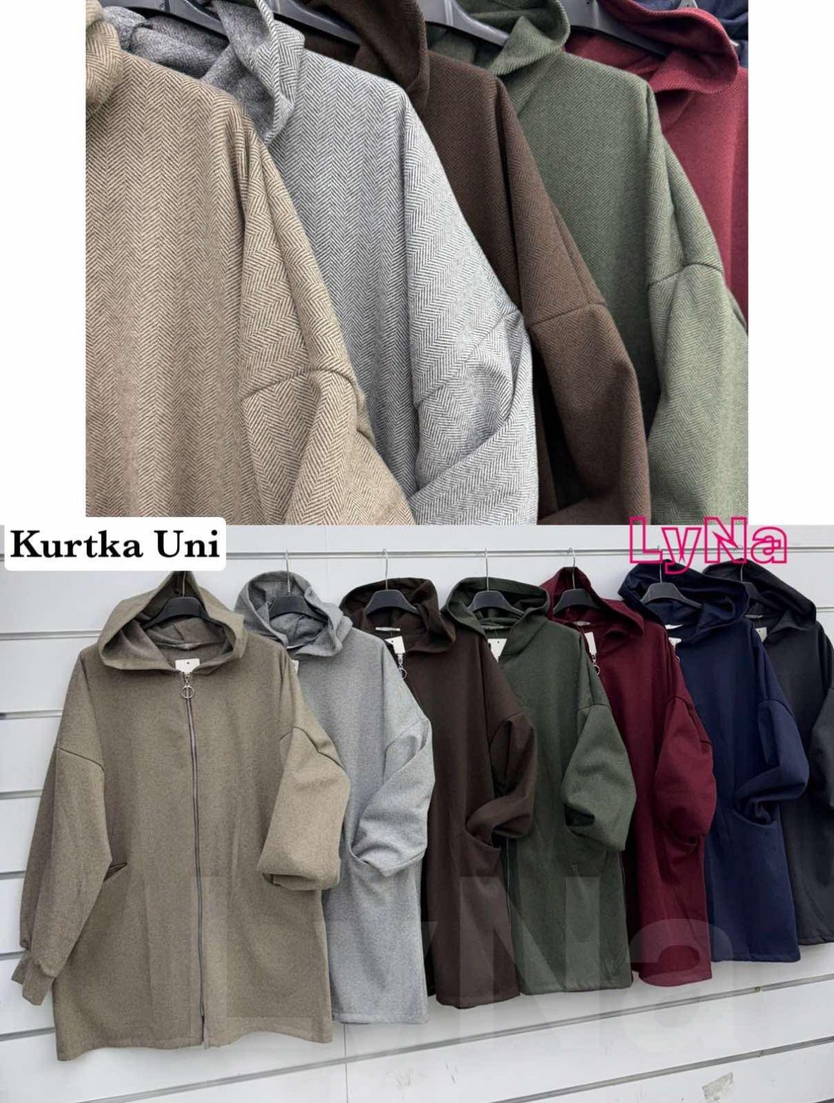 Kurtki Damskie wloskie _size uni_ paczka 6szt_ mix kolor 2325261