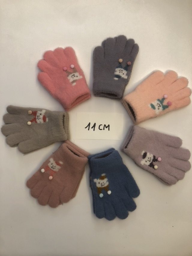 Rękawiczki Dziecięce _ paczka 12parę _mix kolor 4350705