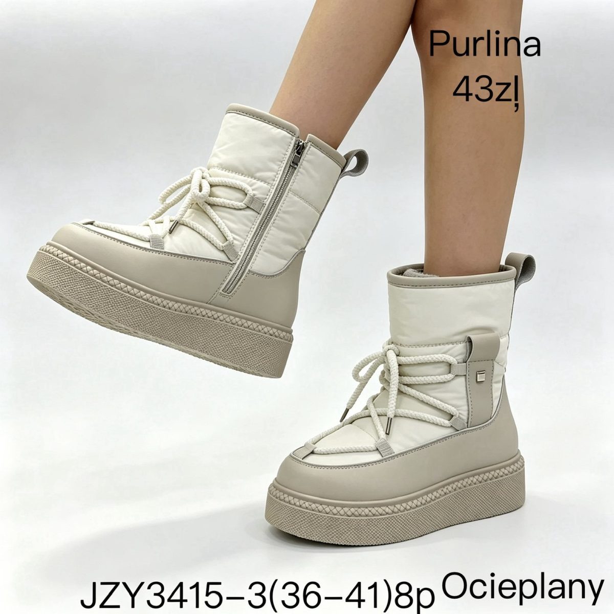 Buty Botki DAMSKIE (36-41_ 8par) 3089730
