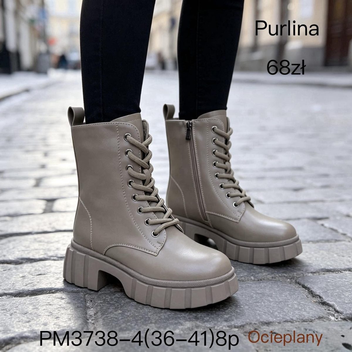 Buty Botki DAMSKIE (36-41_ 8par) 3089741