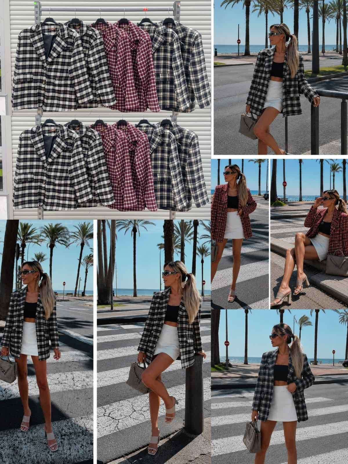 Marynarki Damskie wloskie _size uni_ paczka 6szt_ mix kolor 3089878