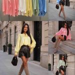 Koszule Damskie wloskie _size uni_ paczka 6szt_ mix kolor 3089879