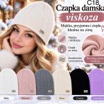Czapki Damskie _ paczka 12parę _mix kolor 3089943