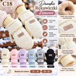 Rękawiczki Damskie _ paczka 12parę _mix kolor 3089957
