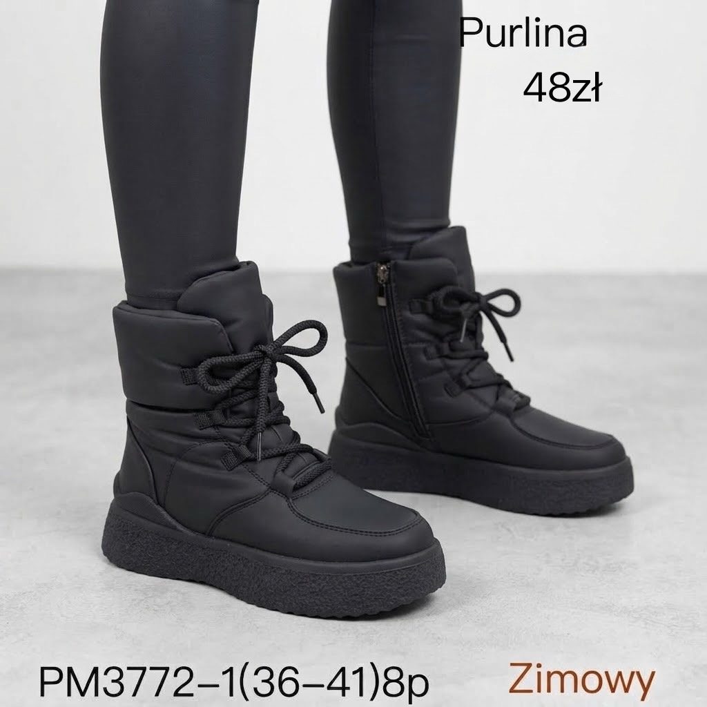 Buty Botki DAMSKIE (36-41_ 8par) 1173756