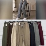 Spodnie Damskie wloskie _size uni_ paczka 6szt_ mix kolor 1173781