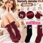 SKARPETY DAMSKIE .SIZE: 35-42_ (40PAR/PACZKA) KOLOR JAK NA ZDZIĘCIU 1173964
