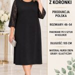 Sukienki Damskie Polskie_ size 46-54_ paczka 5szt 1 kolor 1430568