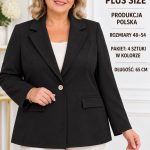 Marynarki Damskie Polskie_ size 48-54_ paczka 4szt 1 kolor 1430577