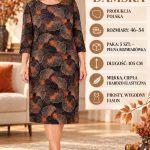 Sukienki Damskie Polskie_ size 46-54_paczka 5szt 1 kolor 1430607