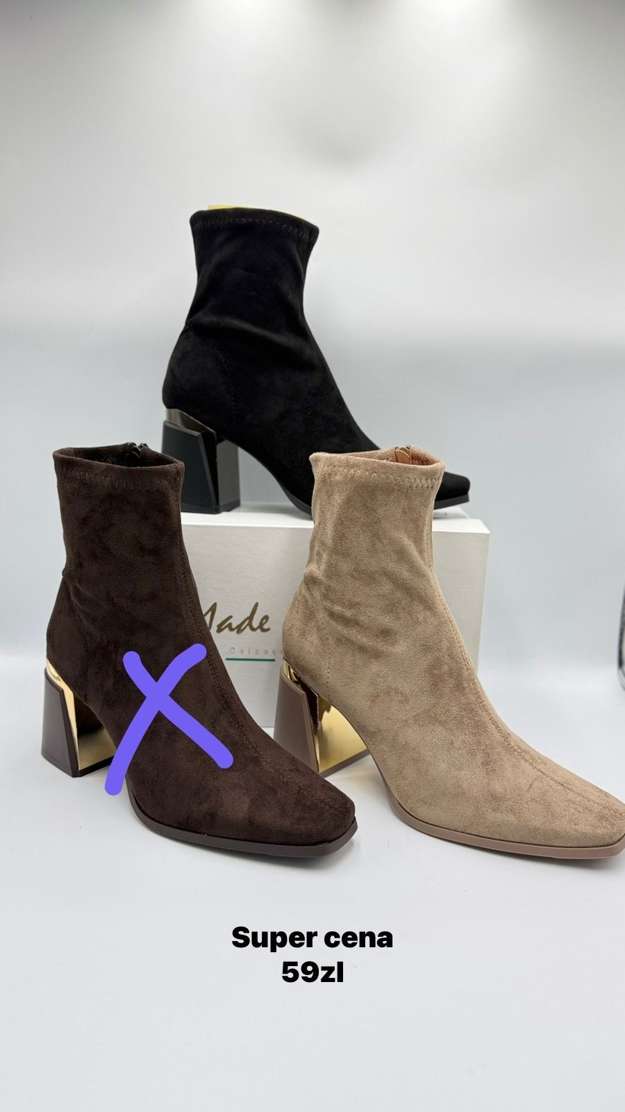 Buty Botki DAMSKIE (36-41_ 12par) 4122669