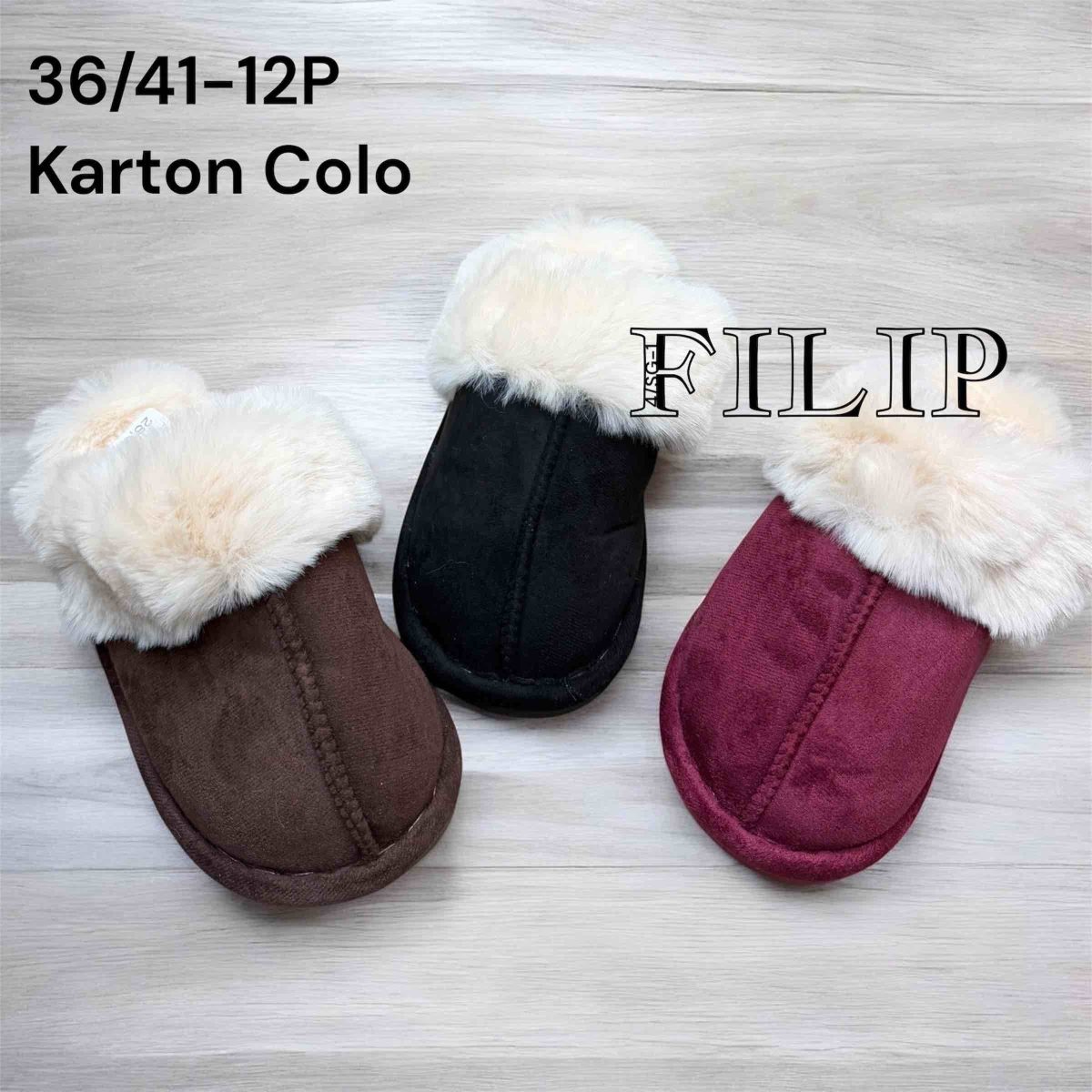 Buty Kapcie DAMSKIE (36-41_ 12par) 4122691