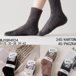 SKARPETY DAMSKIE .SIZE: 35-42_ (40PAR/PACZKA) KOLOR JAK NA ZDZIĘCIU 4122767