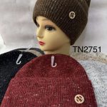 Czapki Damskie _ paczka 12parę _mix kolor 4122776
