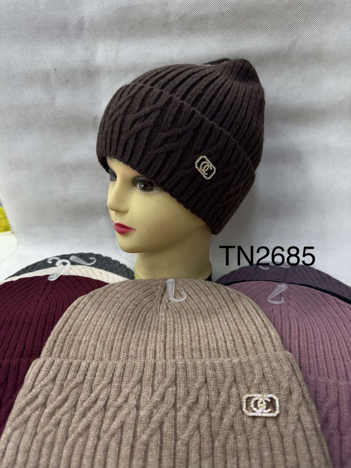 Czapki Damskie _ paczka 12parę _mix kolor 4122779