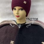 Czapki Damskie _ paczka 12parę _mix kolor 4122780
