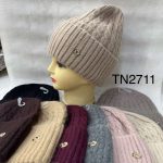 Czapki Damskie _ paczka 12parę _mix kolor 4122795