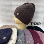 Czapki Damskie _ paczka 12parę _mix kolor 4122801
