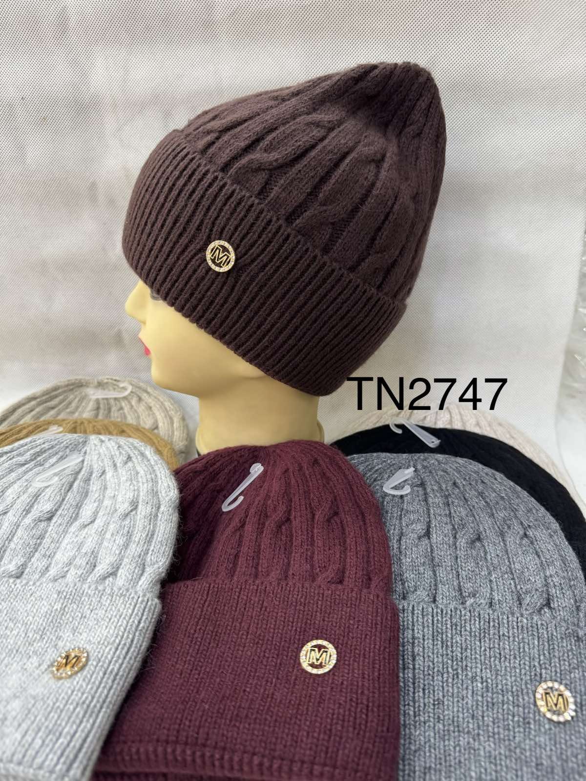 Czapki Damskie _ paczka 12parę _mix kolor 4122803
