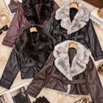 Kurtki damskie skórzane z długim rękawem. Produkt włoski (UNI_ 4) 5153513