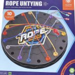 GRA EDUKACYJNA KNOT ROPE UKŁADANKA LOGICZNA ROZPLĄTYWANIE LIN DLA DZIEC 7353546