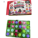 Kalendarz Adwentowy Gniotki Squishy 24 pcs Zestaw Prezent Świąteczny 9445702