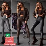 Spodnie skórzane Damskie _ size s-xl _ paczka 12szt_ mix kolor 4945340