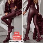 Spodnie skórzane Damskie _ size s-xl _ paczka 12szt_ 1kolor 4945361