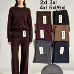 Spodnie Damskie _ Size 2-6xl_ paczka 12szt_mix kolor 4945546