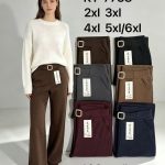 Spodnie Damskie _ Size 2-6xl_ paczka 12szt_mix kolor 4945547