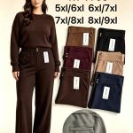 Spodnie Damskie _ Size 5-9xl_ paczka 12szt_mix kolor 4945570
