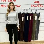 Spodnie Damskie _ Size 2-6xl_ paczka 12szt_mix kolor 4945584