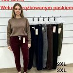 Spodnie Damskie _ Size 2-6xl_ paczka 12szt_mix kolor 4945596