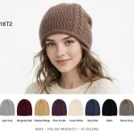 Czapki Damskie _ paczka 12szt _mix kolor 4945734
