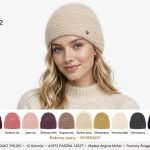 Czapki Damskie _ paczka 12szt _mix kolor 4945736
