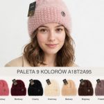 Czapki Damskie _ paczka 12szt _mix kolor 4945742