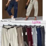 Spodnie Damskie wloskie _size uni_ paczka 6szt_ mix kolor 8274020