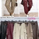 Spodnie Damskie wloskie _size uni_ paczka 6szt_ mix kolor 8274024