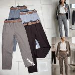 Spodnie Damskie Włoskie _ Size uni_ paczka 6szt _mix kolor 8274173