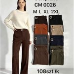Spodnie Damskie _size m-2xl_ paczka 12szt_ mix kolor 4799213
