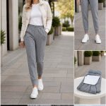 Spodnie Damskie _size s-xl_ paczka 12szt_ mix kolor 4799248