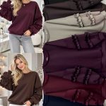 Bluzy Damskie wloskie _over size _ paczka 6szt_ mix kolor 4799482