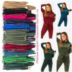 Komplety Damskie wloskie _over size _ paczka 6szt_ mix kolor 4799488