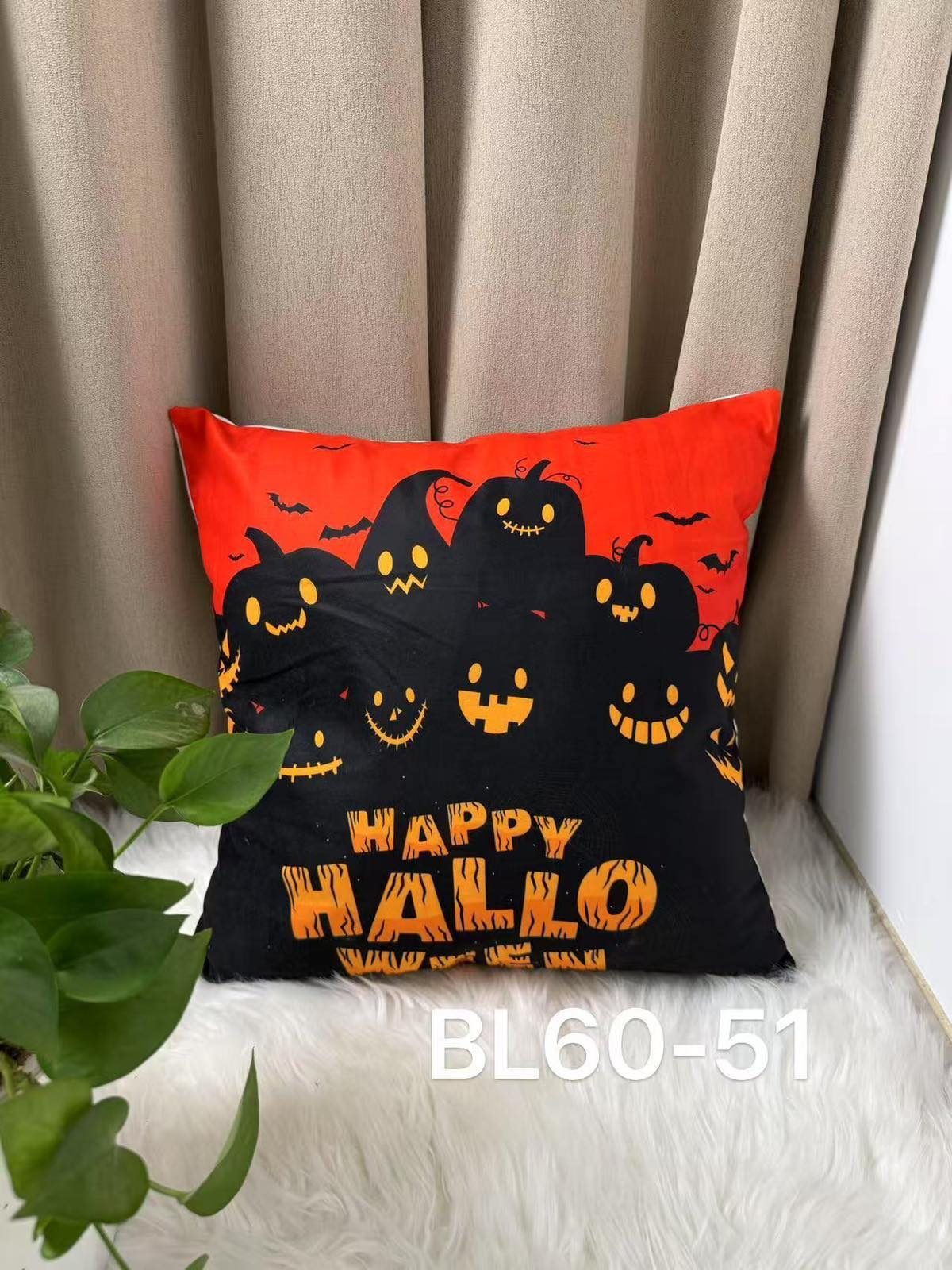 Poszewki na poduszkę „” HALLOWEEN “”Rozmiar : 40/40 cm_Paczka : 10szt 5269476