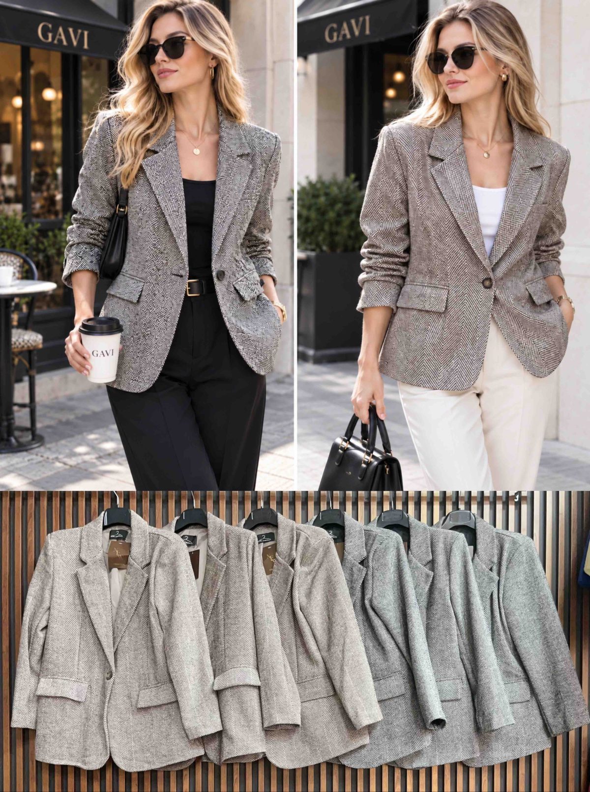 Marynarki Damskie wloskie _size uni_ paczka 6szt_ mix kolor 8000487