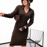 Sukienki Swetry Damskie Tureckie _size uni_ paczka 6szt_1 kolor 8000730