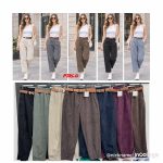 Spodnie Damskie wloskie _size uni_ paczka 6szt_ mix kolor 8629498