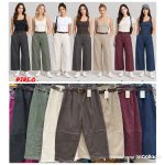 Spodnie Damskie wloskie _size uni_ paczka 6szt_ mix kolor 5862165
