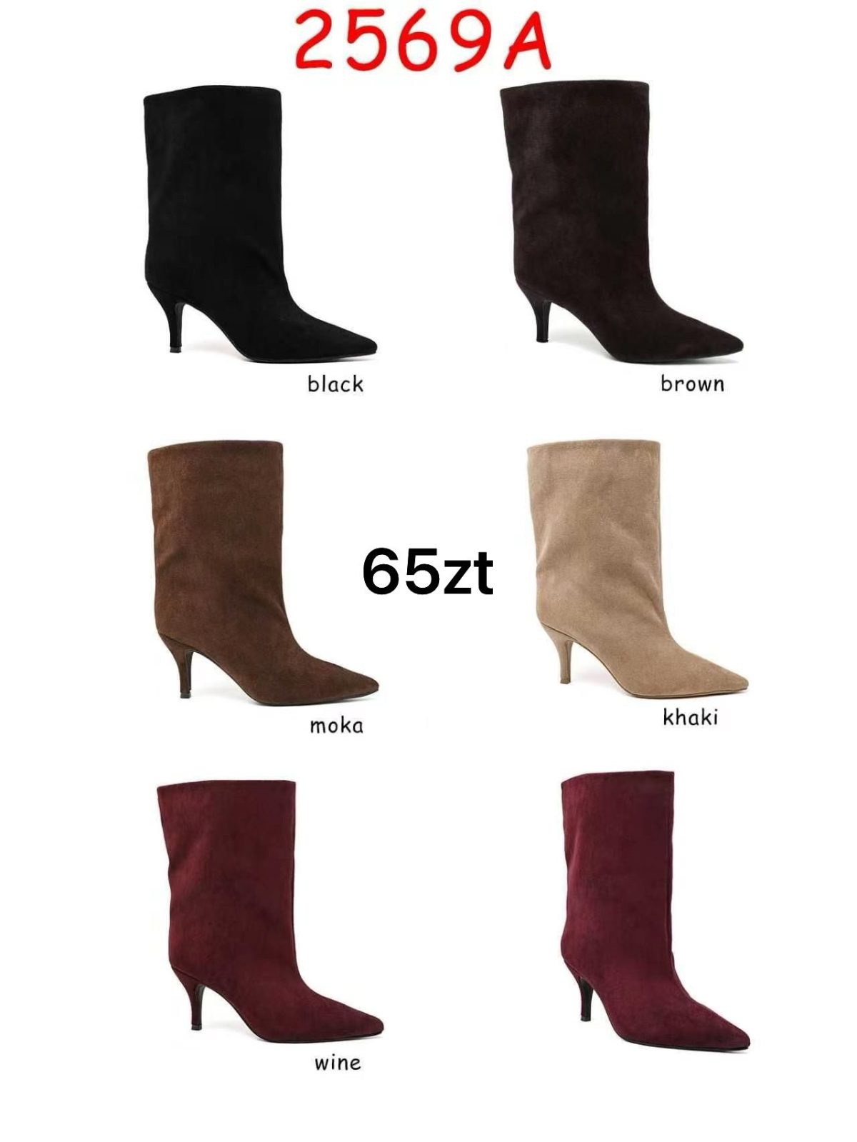 Buty Botki DAMSKIE (36-41_ 12par) 8892360