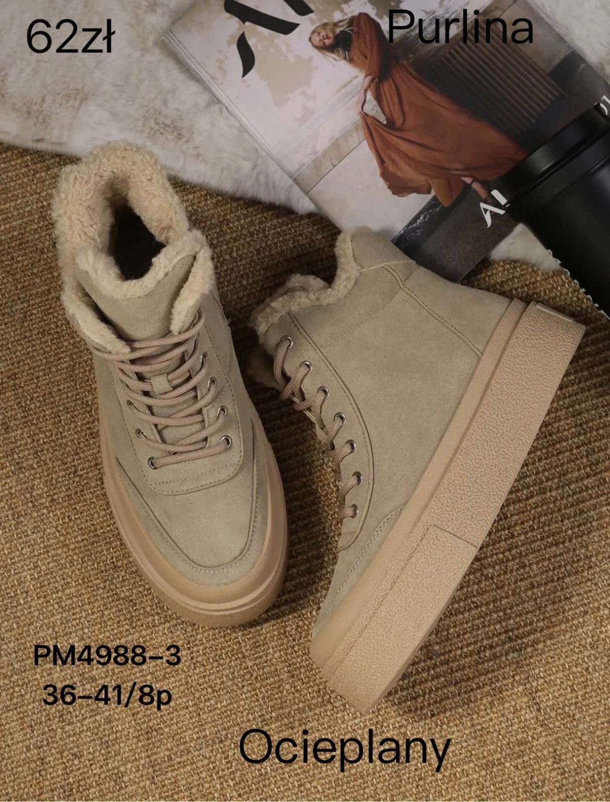 Buty Botki DAMSKIE (36-41_8 par) 1520430